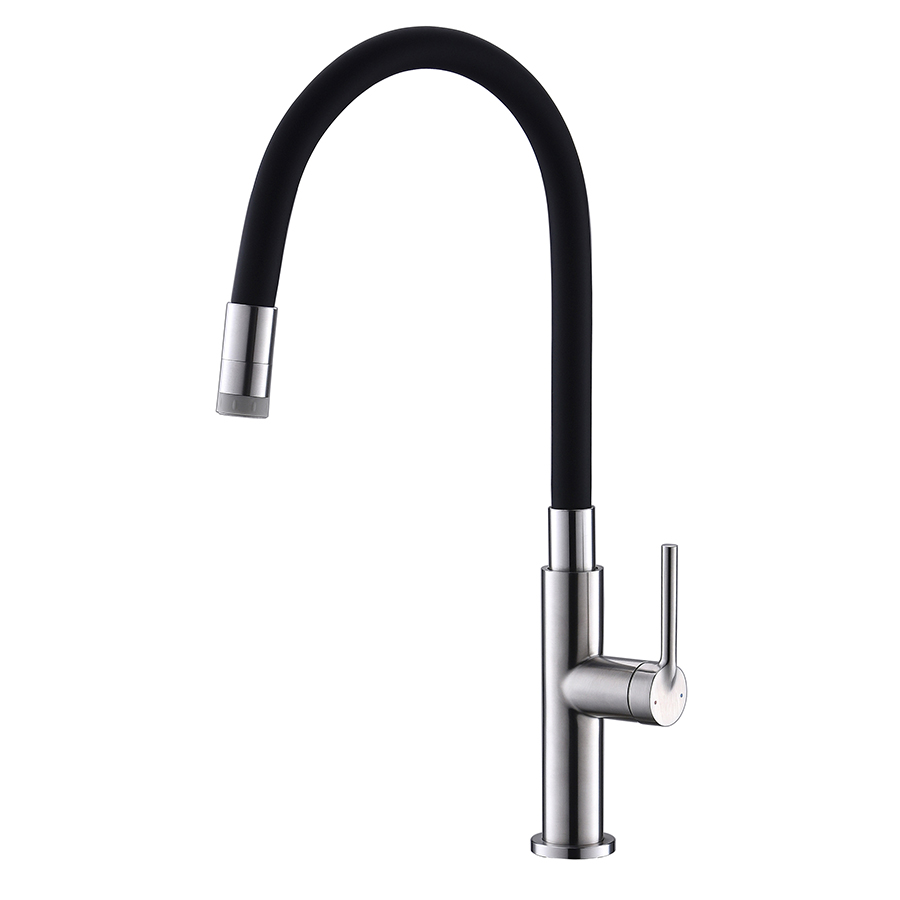 Thun Modern Deck Mount Hot and Cold Black Kitchen Sink Faucet Buy